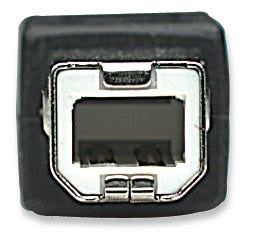 CABLE USB V2.0 A B  0.5M NEGRO