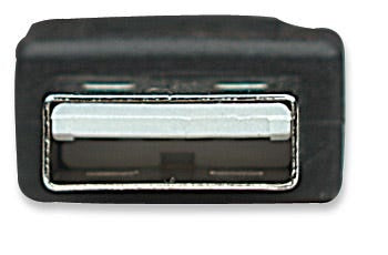 CABLE USB V2.0 A B  0.5M NEGRO