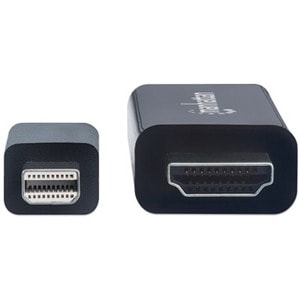Manhattan Cable Mini DisplayPort 1.1 Macho - HDMI Macho, 1080p, 60Hz, 1.8 Metros, Negro