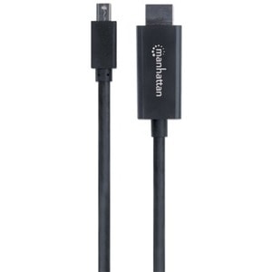 Manhattan Cable Mini DisplayPort 1.1 Macho - HDMI Macho, 1080p, 60Hz, 1.8 Metros, Negro