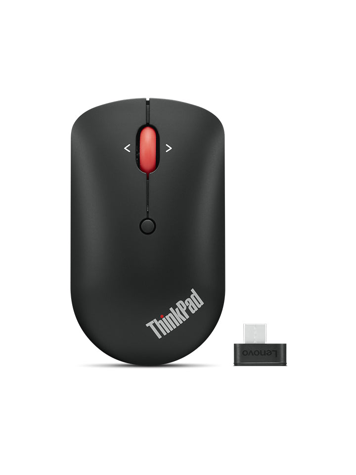 Mouse Lenovo Óptico Thinkpad Essential, Inalámbrico, USB-C, 2400DPI, Negro
