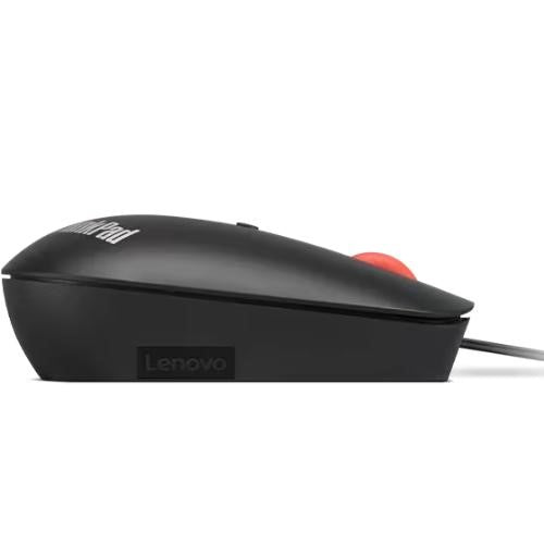 Mouse Lenovo Thinkpad Essential, Alámbrico, Óptico, 2.400DPI, USB-C, Negro