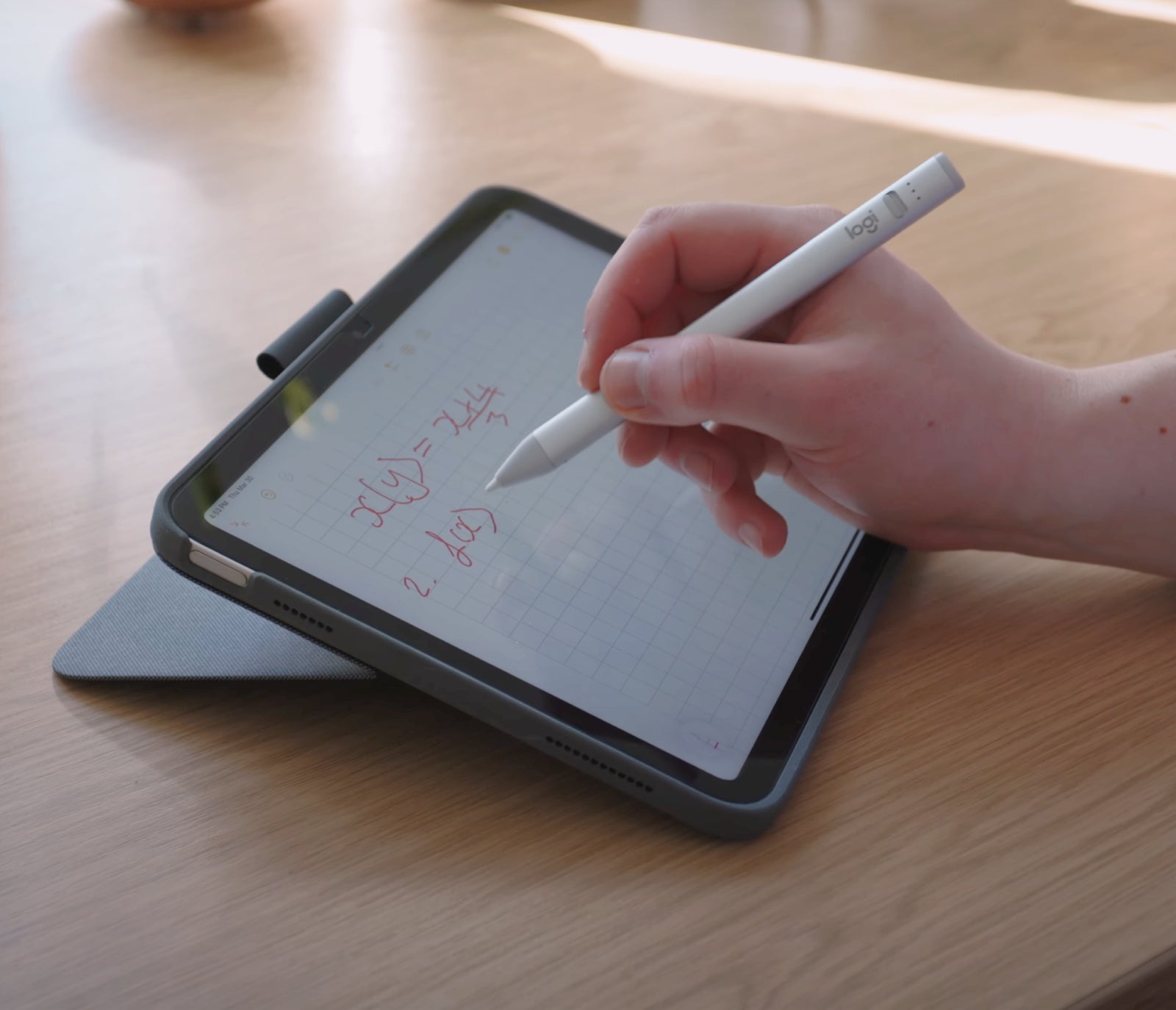 Logitech Crayon Lápiz Digital para iPad, Plata