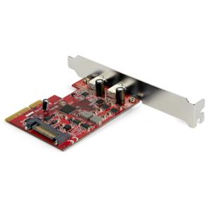 StarTech.com PEXUSB312C3 Tarjeta PCI Express USB 3.1 (10Gbps) - 2 Puertos USB C 3.2 Gen 2 - Hasta