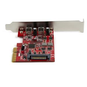 StarTech.com PEXUSB312C3 Tarjeta PCI Express USB 3.1 (10Gbps) - 2 Puertos USB C 3.2 Gen 2 - Hasta