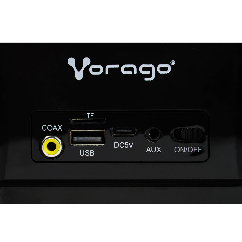 Vorago Barra de Sonido BSP-450, Bluetooth, Alámbrico/Inalámbrico, 10W RMS, USB, Negro