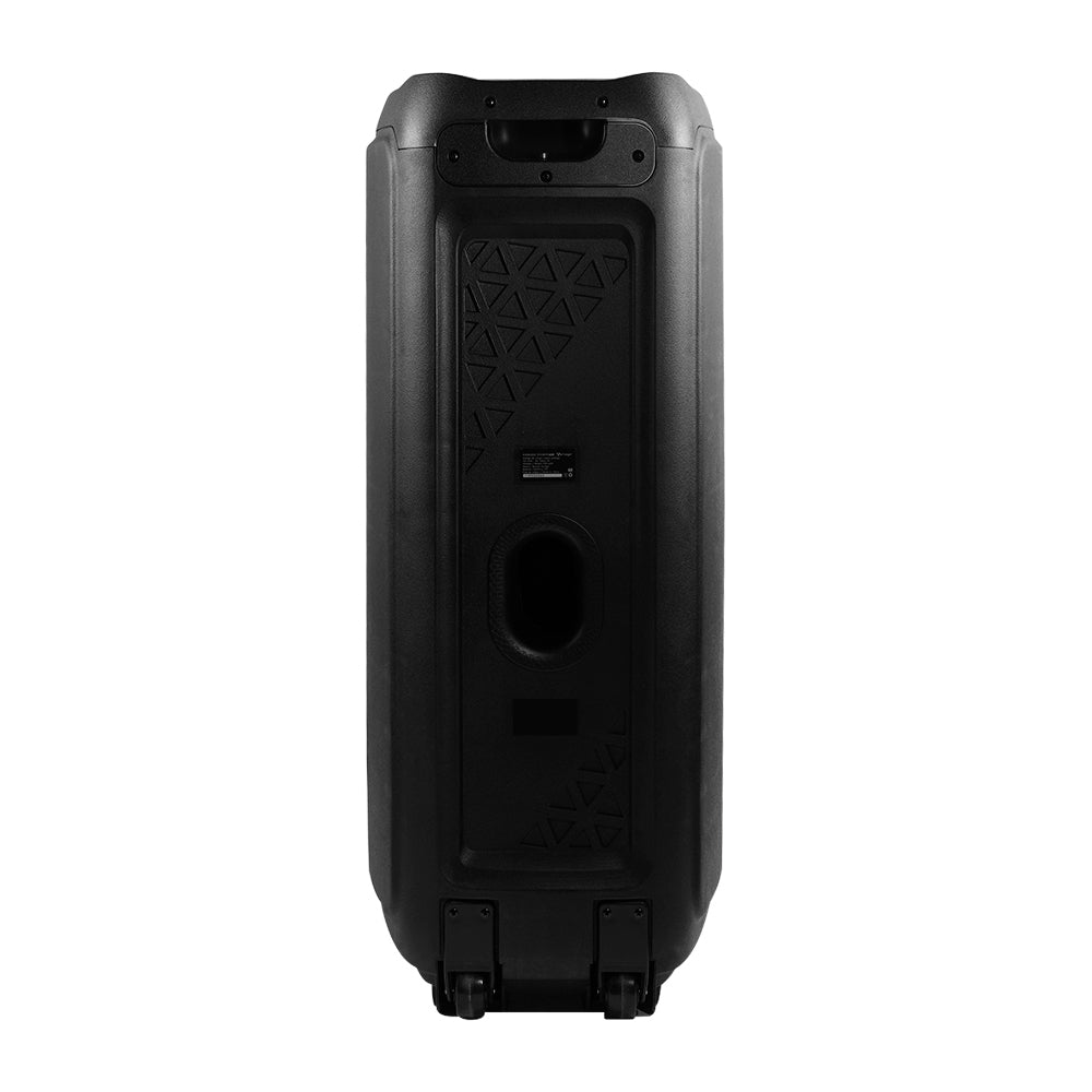 Vorago Bafle KSP-600, Bluetooth, Inalámbrico, 80W RMS, USB, Negro ? incluye Micrófono y Control Remoto