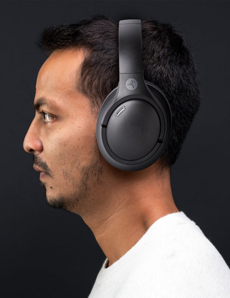 Techzone Audífonos con Micrófono TZDJ02, Bluetooth, Inalámbrico, USB-C, Negro