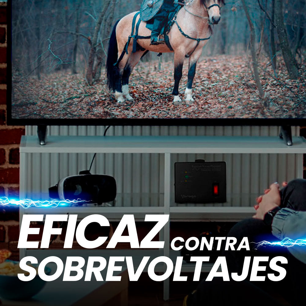 Regulador Vorago AVR-400, 1800W, 3000VA, Entrada 120V, 4 Contactos