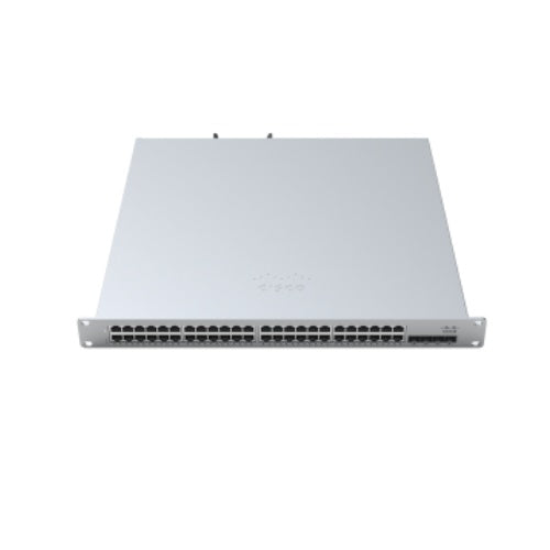 Switch Cisco Meraki Gigabit Ethernet MS210-48FP, 48 Puertos PoE 1GbE + 4 Puertos 1GbE SFP, Full PoE 740W, 176 Gbit/s, 32.000 Entradas - Administrable