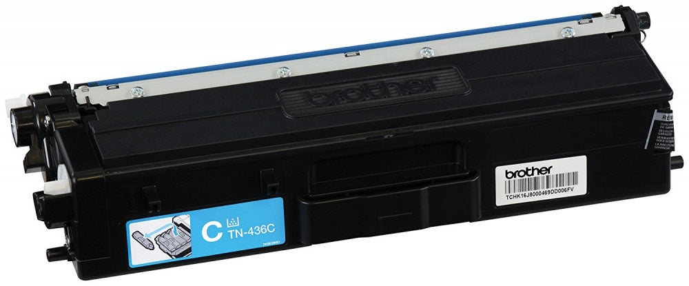 Cartucho de tóner Brother TN436C Estándar Rendimiento Láser - Azul ciánico - Original - 1 Solamente