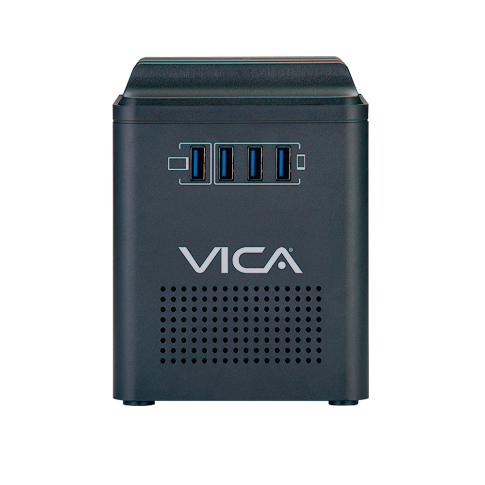 Regulador Vica Connect 800, 94-150V, 108-132V, 4 Salidas