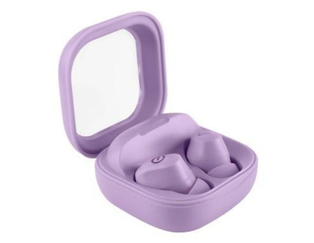 Easy Line Audífonos Intrauriculares con Micrófono True Wireless Florela, Inalámbrico, Bluetooth, Morado