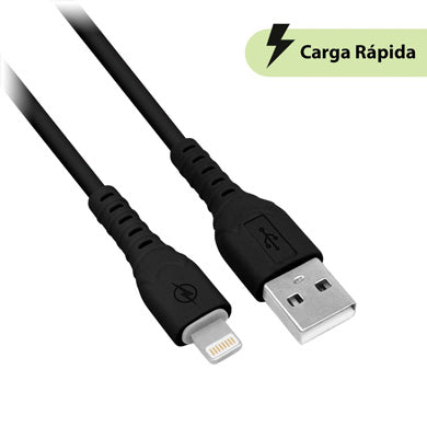 BRobotix Cable USB-A Macho - Lightning Macho, 1 Metro