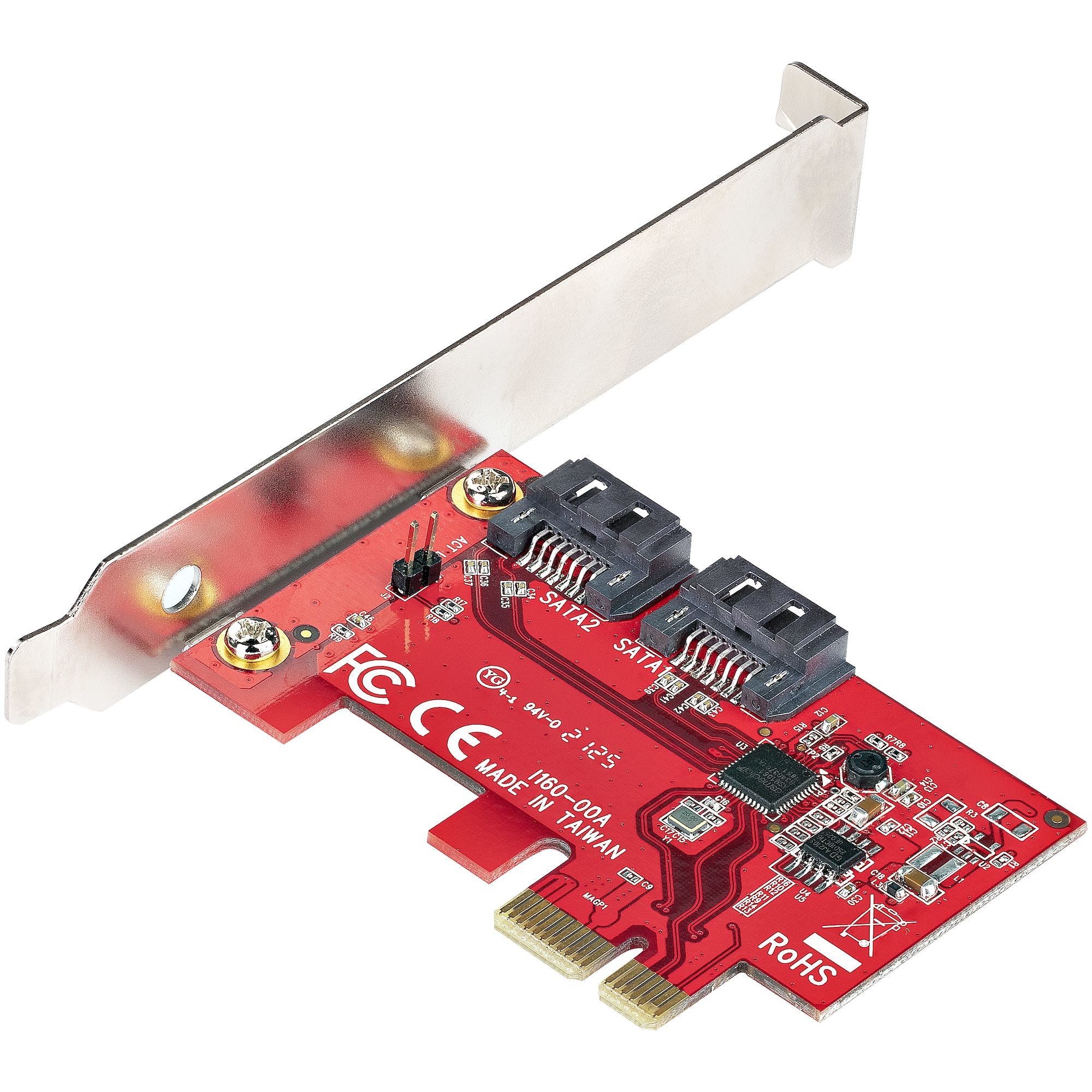 TARJETA PCIE CONTROLADORA 2 PUERTOS SATA ASM1061 SIN RAID