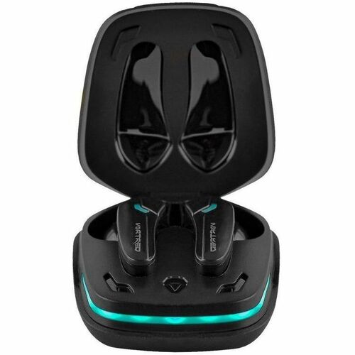 Perfect Choice Audífonos Intrauriculares con Micrófono Vortred, Inalámbrico, Bluetooth, Negro