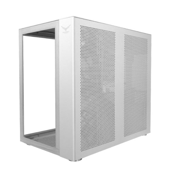 Gabinete Naceb White Nova, Midi-Tower, ATX/Micro-ATX/Mini-ITX, USB 3.0, sin Fuente, 4 Ventiladores Instalados, Blanco