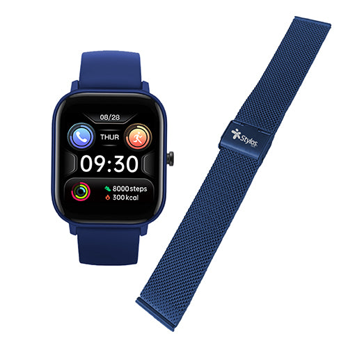 Stylos Smartwatch SW2, Bluetooth, Android/iOS, Azul