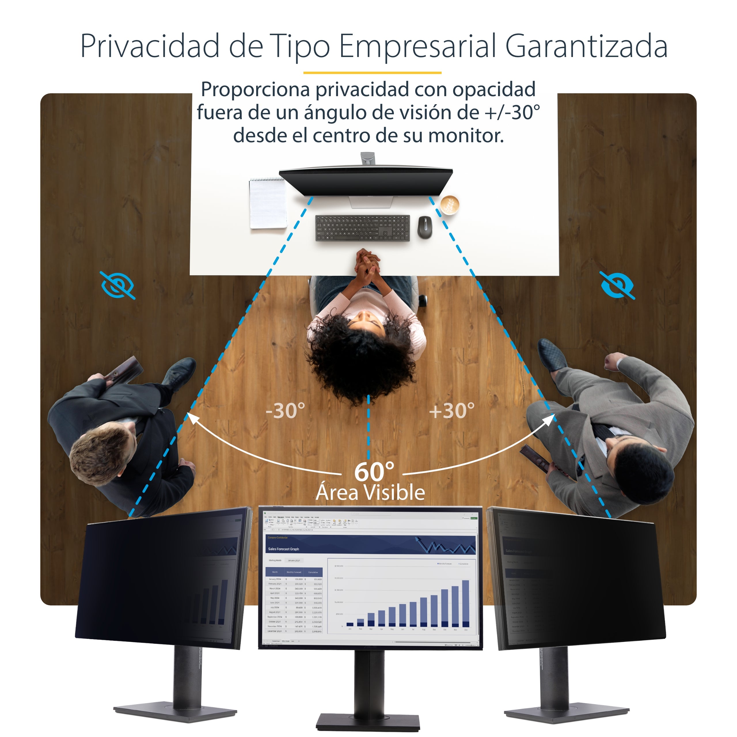 StarTech.com Filtro de Privacidad para Monitor de 23.8