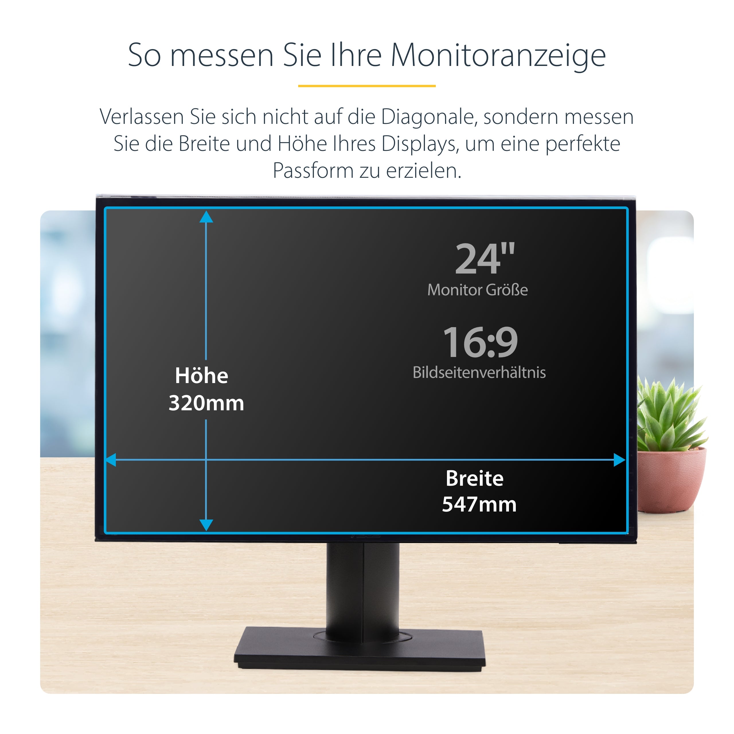 StarTech.com Filtro de Privacidad para Monitor de 24