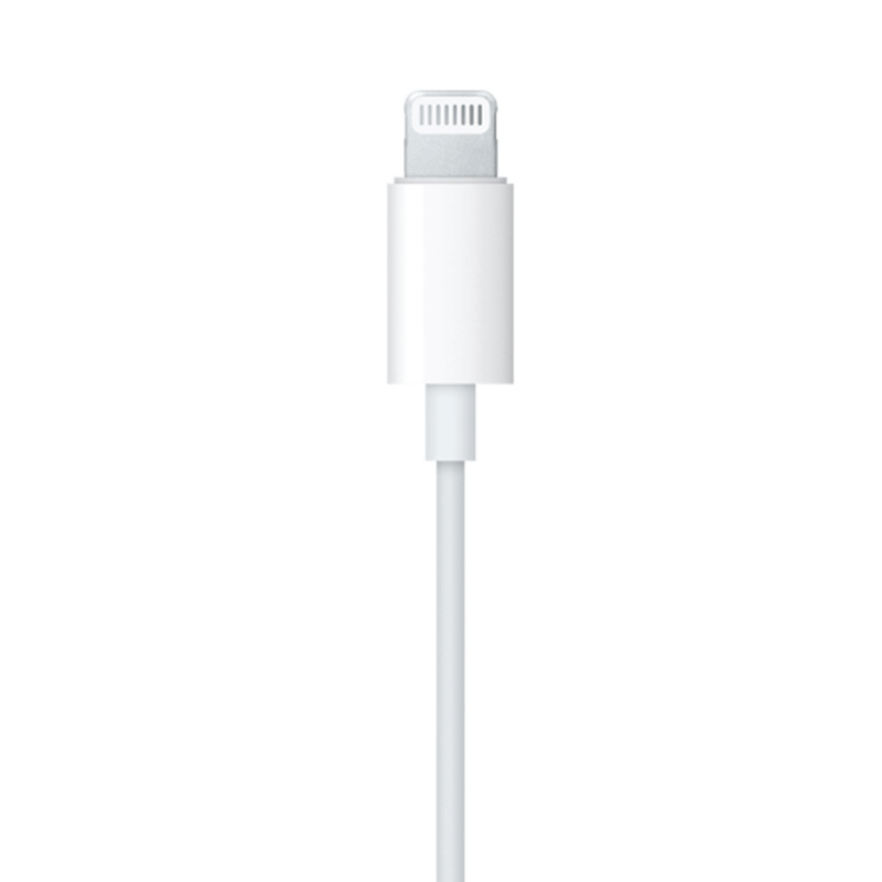 Apple EarPods, Alámbrico, Lightning, Blanco