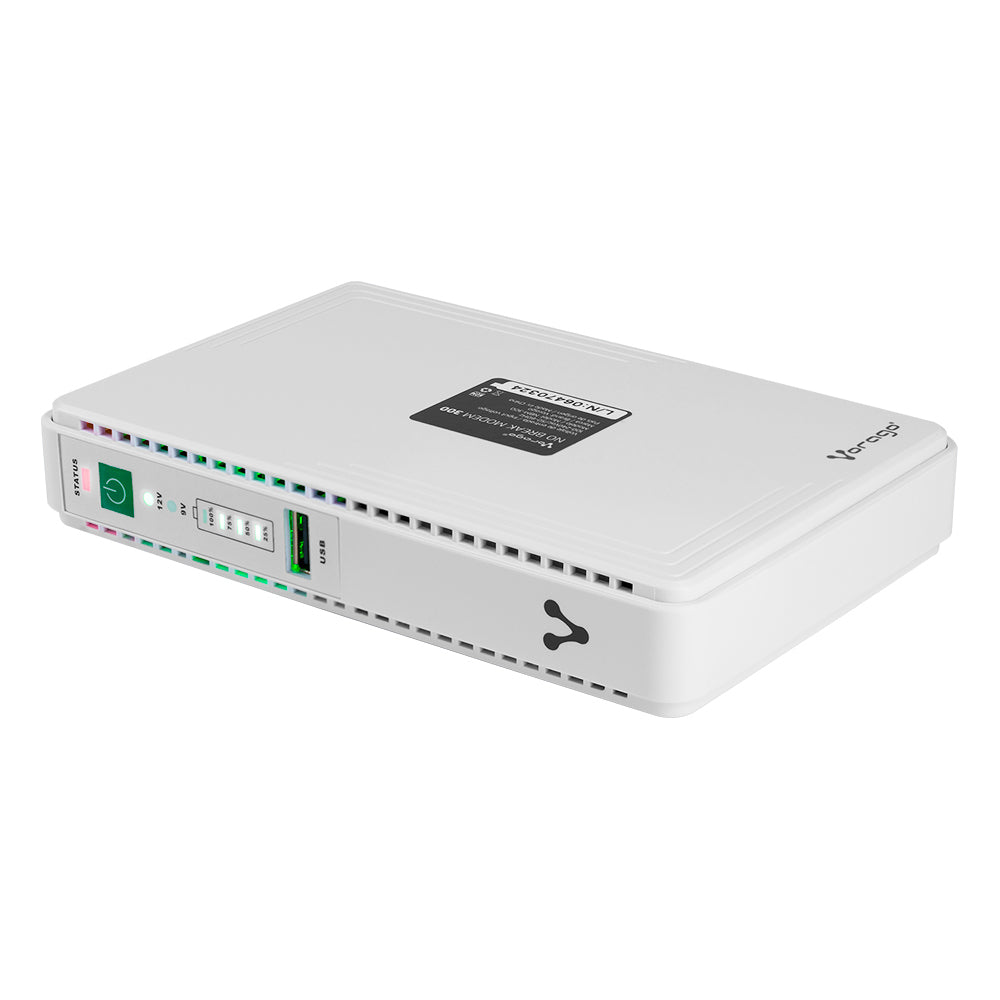 No Break Mini Vorago NBM-300, 8800mAh, Entrada 100 - 240V, 1 Contacto USB, 2 Contactos Plug, para Módem