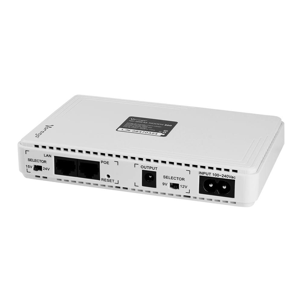 No Break Mini Vorago NBM-300, 8800mAh, Entrada 100 - 240V, 1 Contacto USB, 2 Contactos Plug, para Módem
