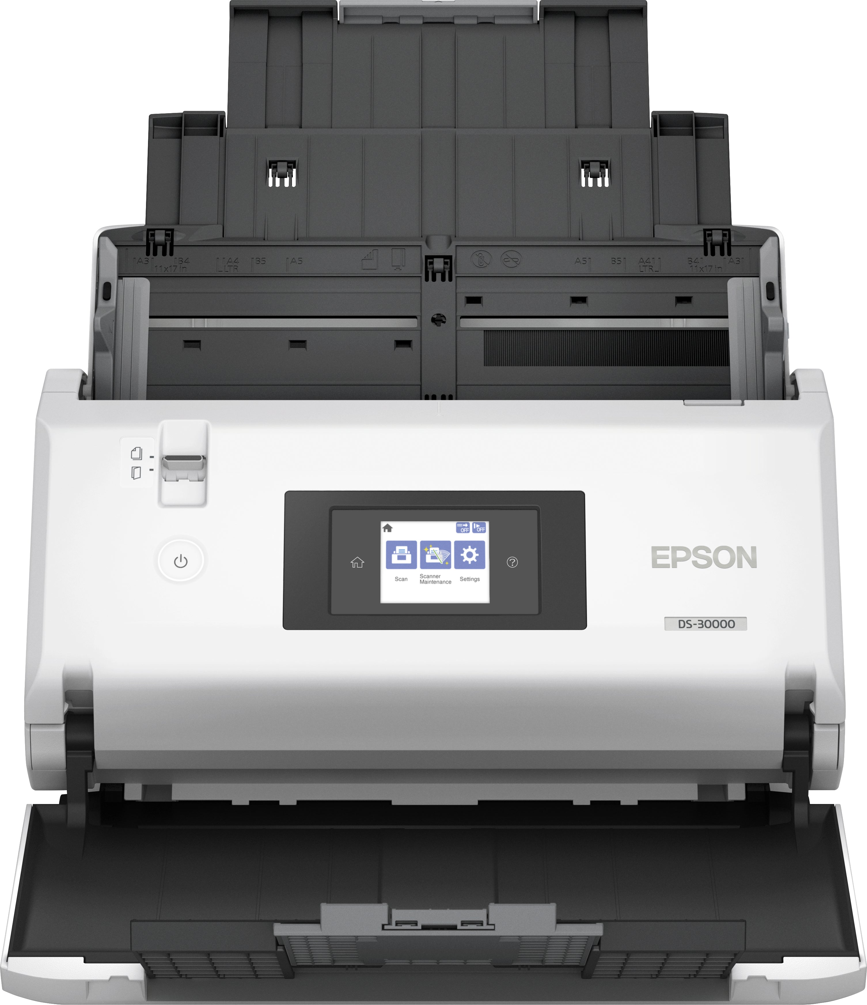 Scanner Epson DS-30000, 600 x 600DPI, Escáner Color, Escaneado Duplex, USB 3.0, Blanco/Negro
