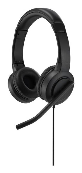 Kensington Audífonos con Micrófono H1000, Alámbrico, USB-C, Negro