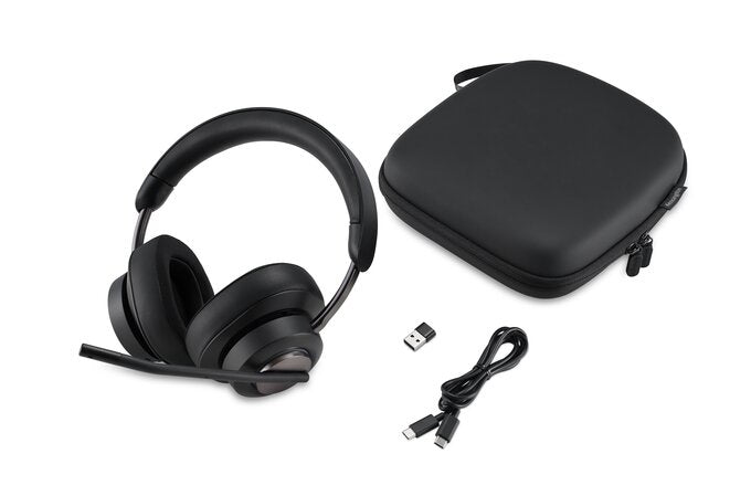 Kensington Audífonos con Micrófono H3000, Inalámbrico, Bluetooth, USB-C, Negro