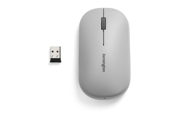 Mouse Kensington Óptico SureTrack, Inalámbrico, USB, 2400 DPI, Gris