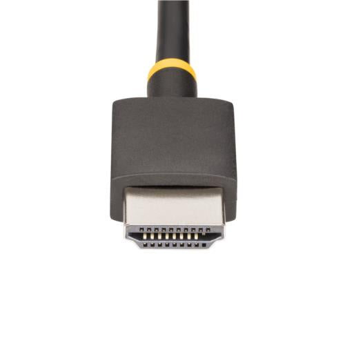 StarTech.com Cable DisplayPort 1.4 Hembra - HDMI 2.1 Macho, Full HD, 120Hz, 31 cm, Negro/Plata
