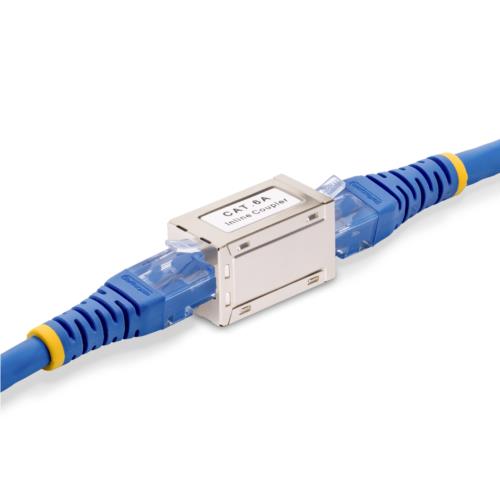 StarTech.com Cople Cat6 RJ-45 Hembra - RJ-45 Hembra, Plata