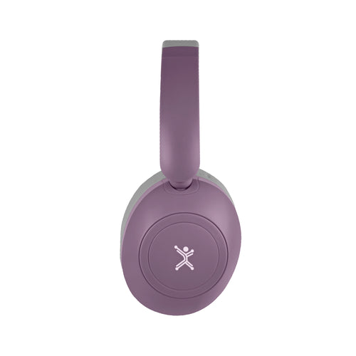 Perfect Choice Audífonos Soundia, Bluetooth, Inalámbrico, USB-C, Morado