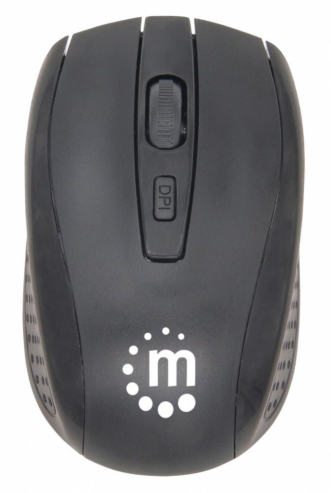 Kit de Teclado y Mouse Manhattan 178990, Inalámbrico, USB, Negro (Español)