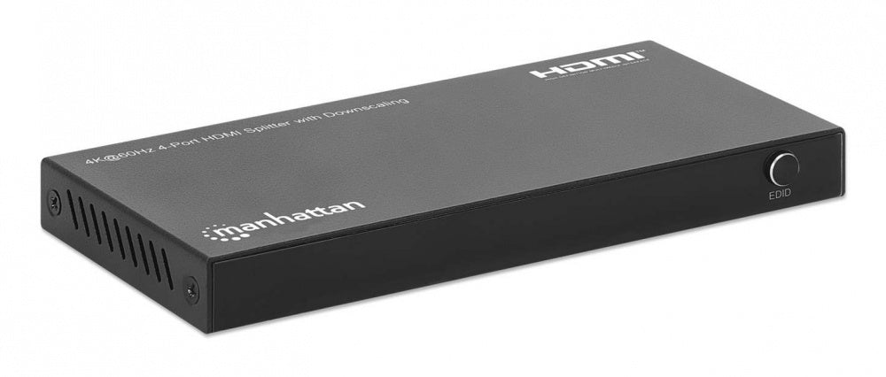 Manhattan Video Splitter HDMI, 4 Puertos, Negro
