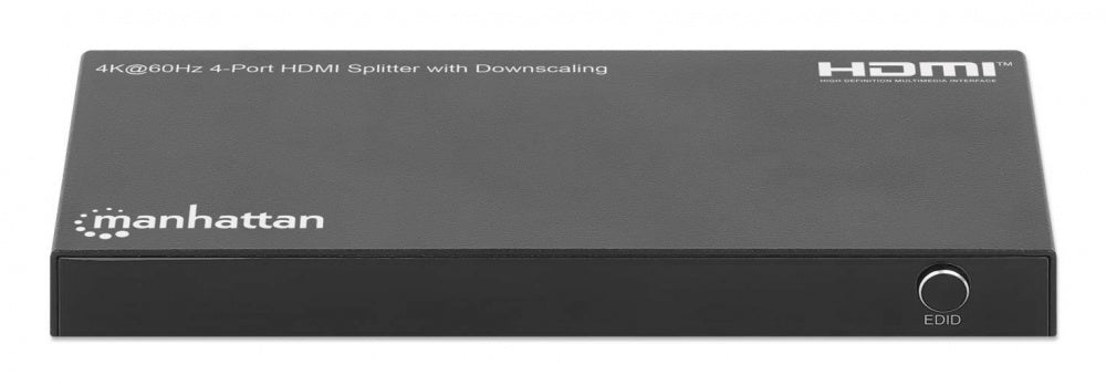 Manhattan Video Splitter HDMI, 4 Puertos, Negro