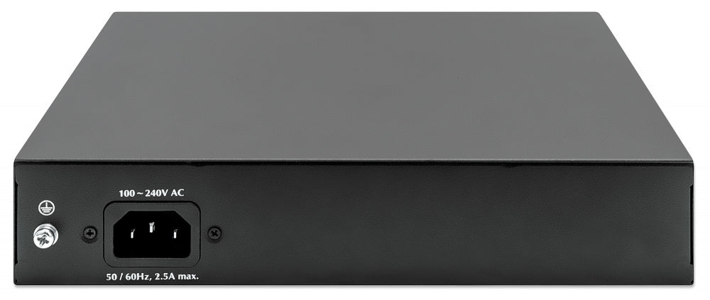 Switch Intellinet Gigabit Ethernet 561402, 8 Puertos PoE + 10/100/1000 + 2 Puertos Uplink, 120W, 2 Gbit/s, 8192 Entradas - No Administrable