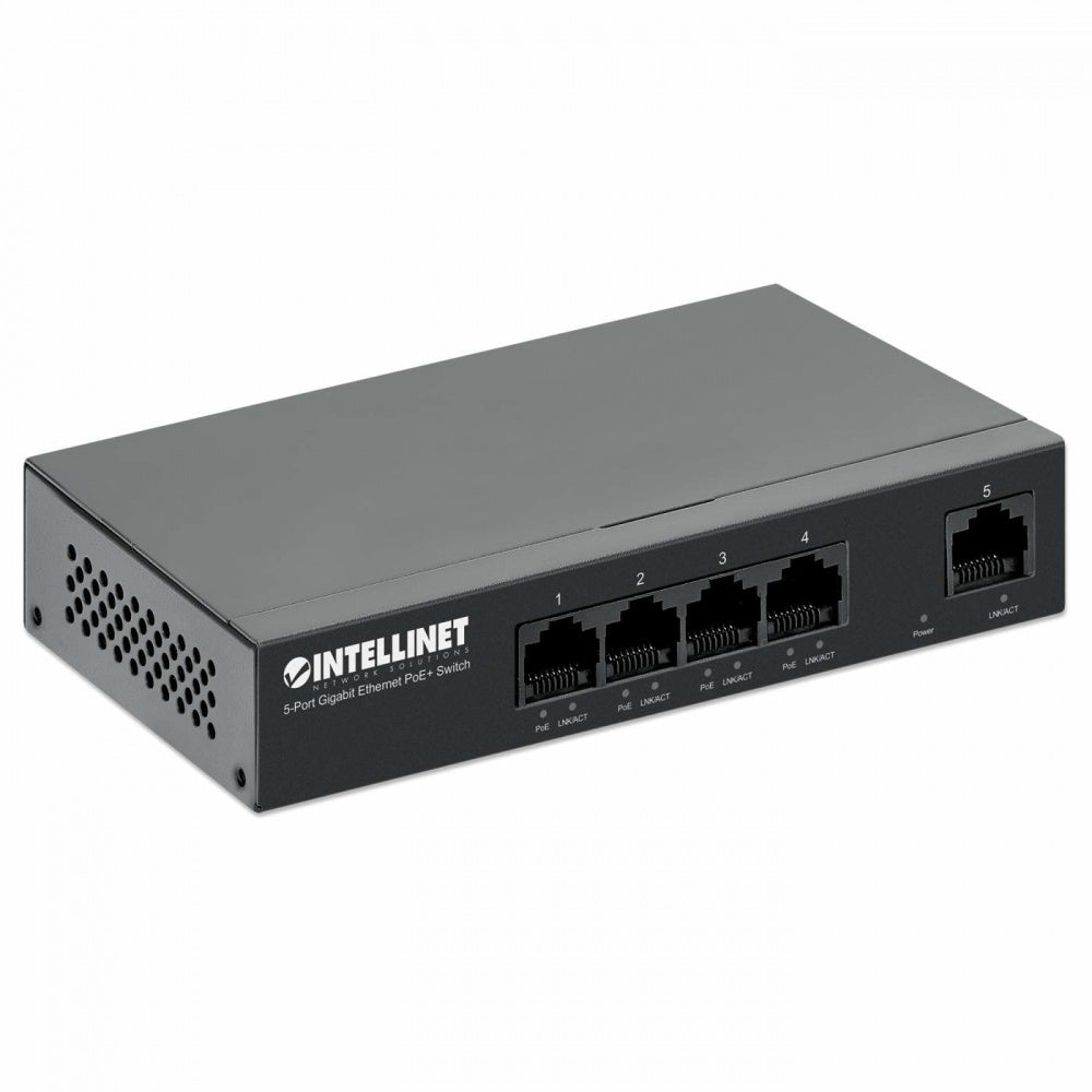 Switch Intellinet Gigabit Ethernet 561792, 5 Puertos 10/100/1000Mbps, 10 Gbit/s, 2000 Entradas - No Administrable