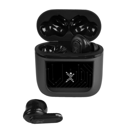 Perfect Choice Audífonos Intrauriculares con Micrófono Sonor, Inalámbrico, Bluetooth, Negro