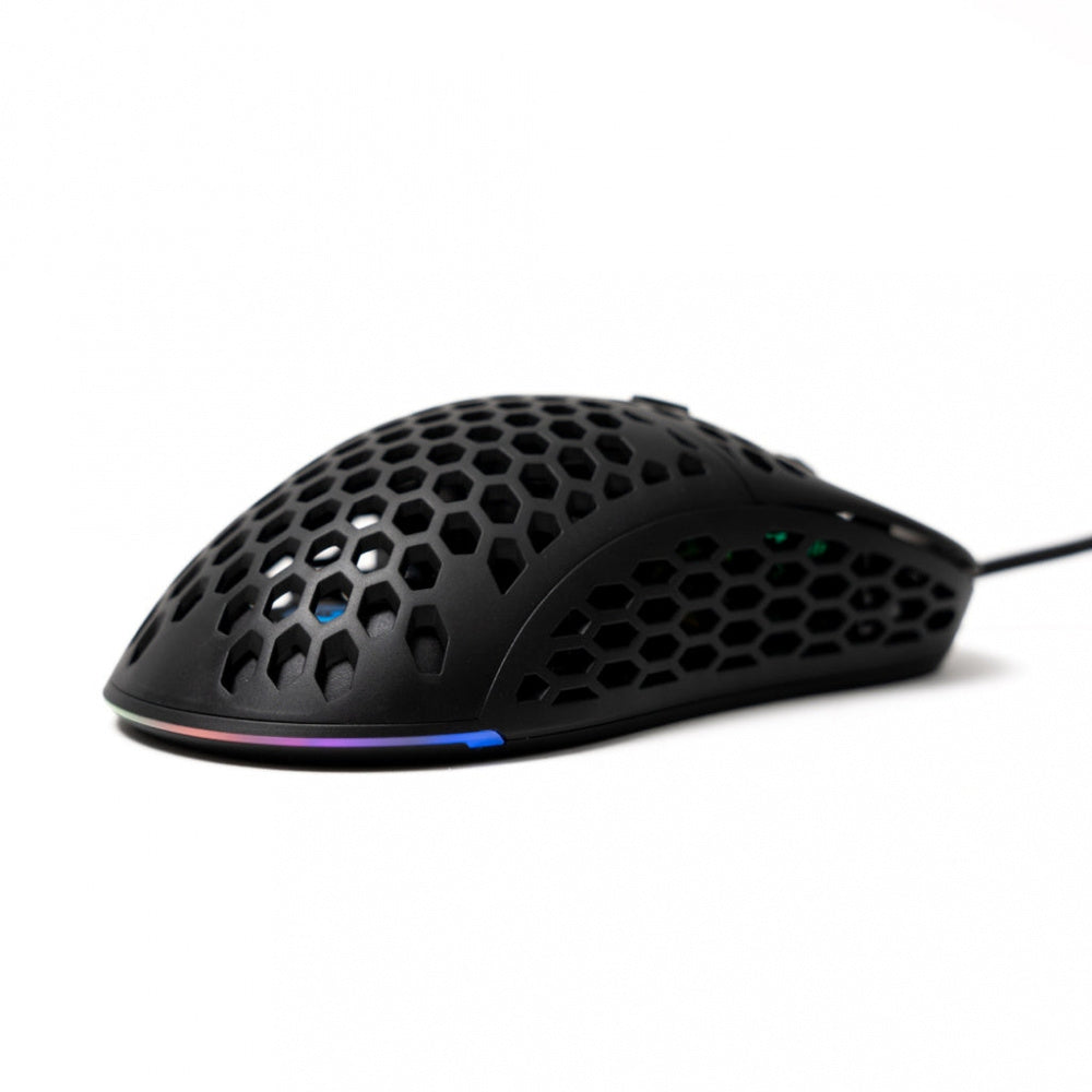 Mouse Gamer Vortred Óptico Litebee, Alámbrico, USB, 12.800DPI, Negro