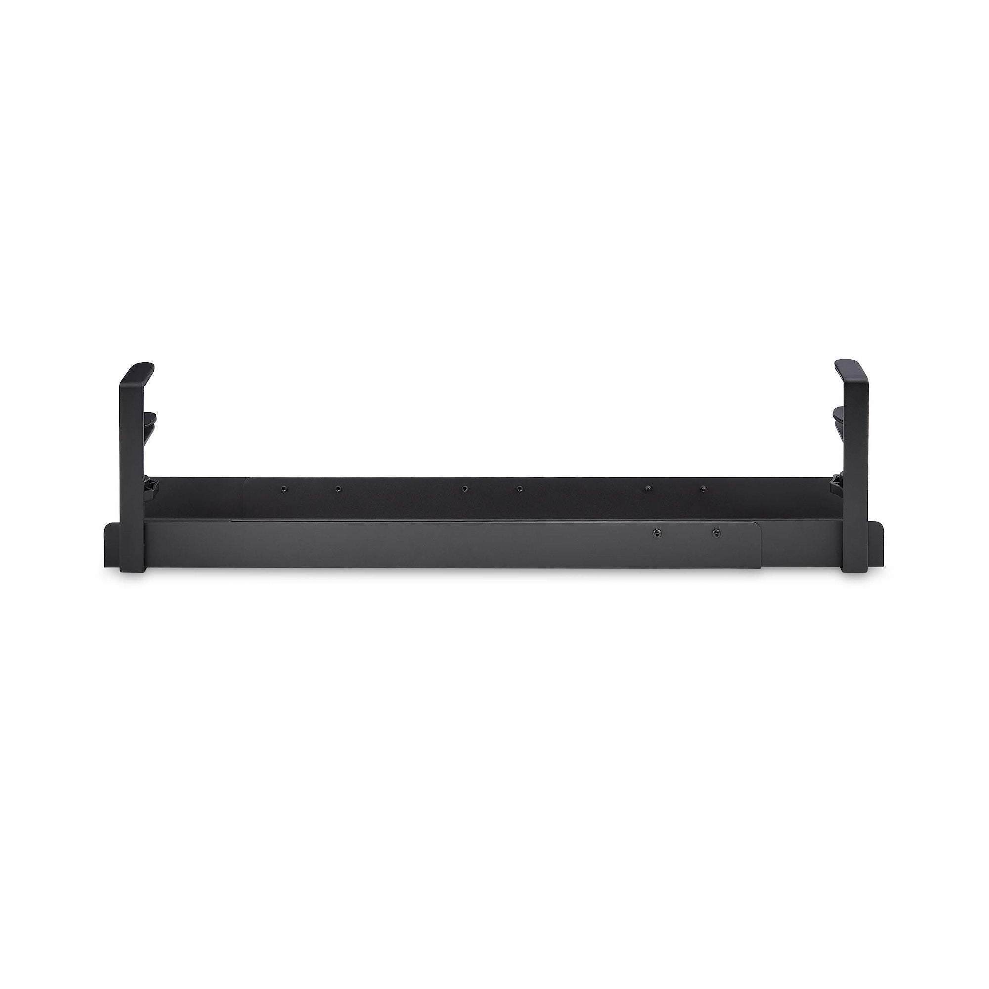StarTech.com Bandeja Administrador de Cables Negro - para Debajo del Escritorio - Ajustable - Instalación sin Perforaciónes - Negro - Bandeja para gestión de cable - 800.1mm Longitud - Acero con recubrimiento de polvo