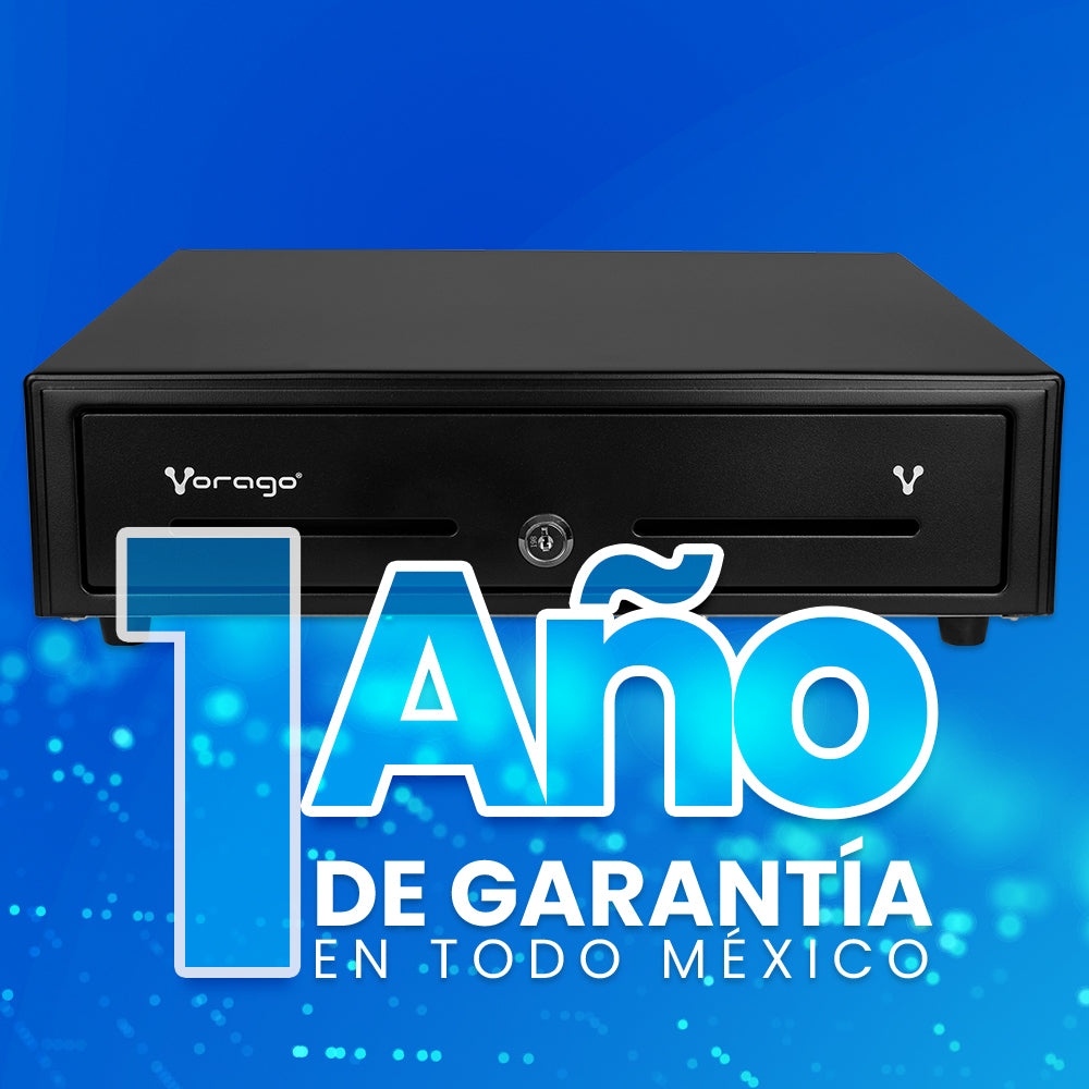 Cajón de Dinero Vorago CD-100 con Llave, 7kg, Negro