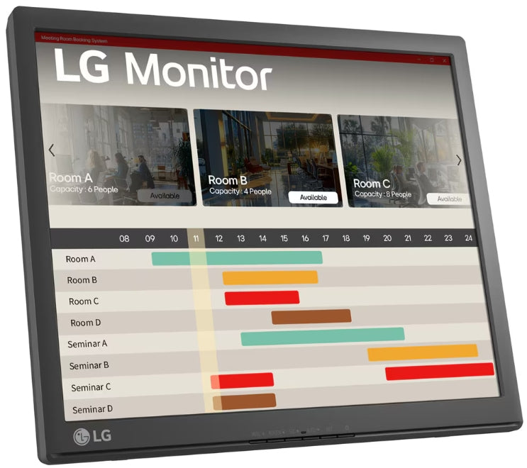 LG Monitor 17BR30T-B LED Touchscreen 17', USB, Negro
