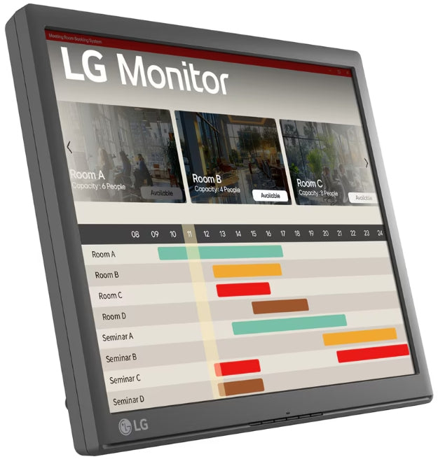 LG Monitor 17BR30T-B LED Touchscreen 17', USB, Negro