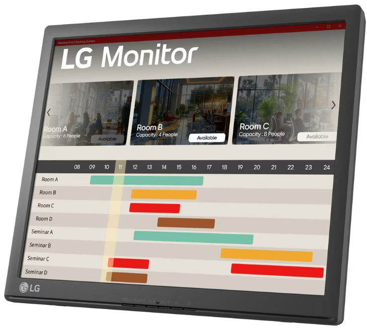 LG Monitor 17BR30T-B LED Touchscreen 17', USB, Negro