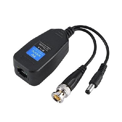 TRANSCEPTOR BALUN DE VIDEO CON ALIMENTACIÓN 8MP HDCVI/TVI/AHD