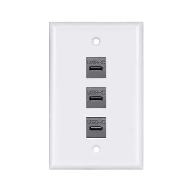 BRobotix Jack Tipo USB-C Hembra - USB-C Hembra, Negro