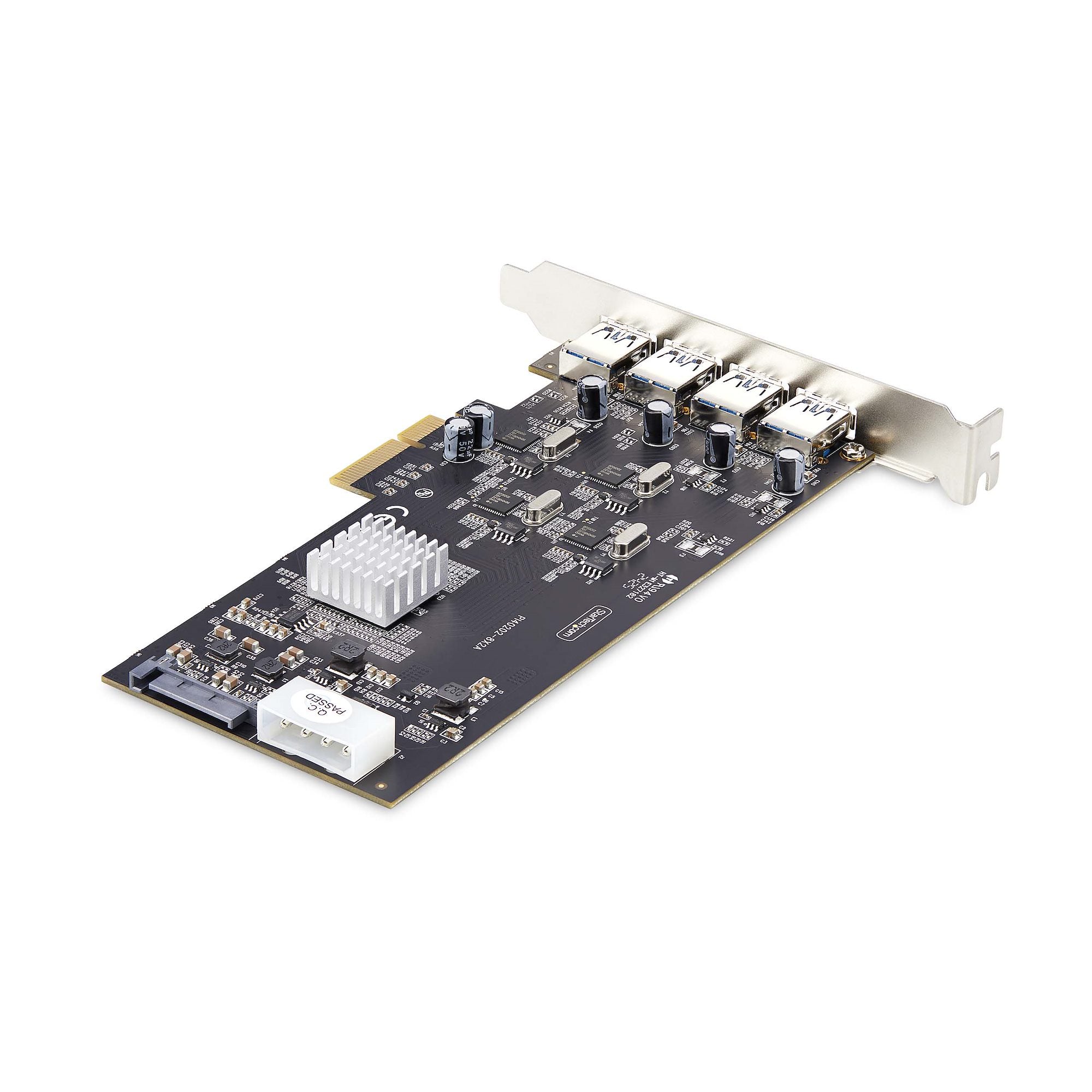 StarTech.com Tarjeta PCI Express de 4 Puertos USB 3.0, SATA, 5 Gbit/s