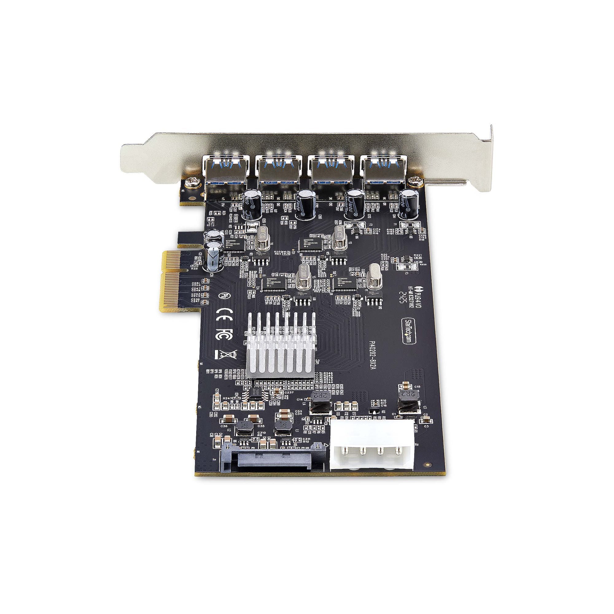 StarTech.com Tarjeta PCI Express de 4 Puertos USB 3.0, SATA, 5 Gbit/s